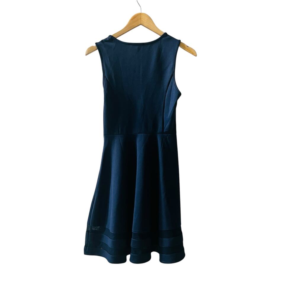 Lulus Final Stretch Sleeveless Flare Hem Dress Size S Small NEW Navy - Picture 3 of 9